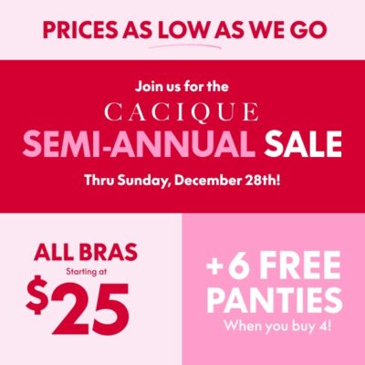 Cacique - Semi-Annual Sale