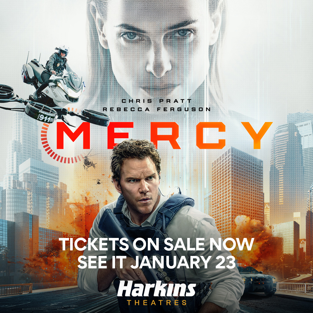 Harkins Theatres – Mercy — COMING SOON! January 23