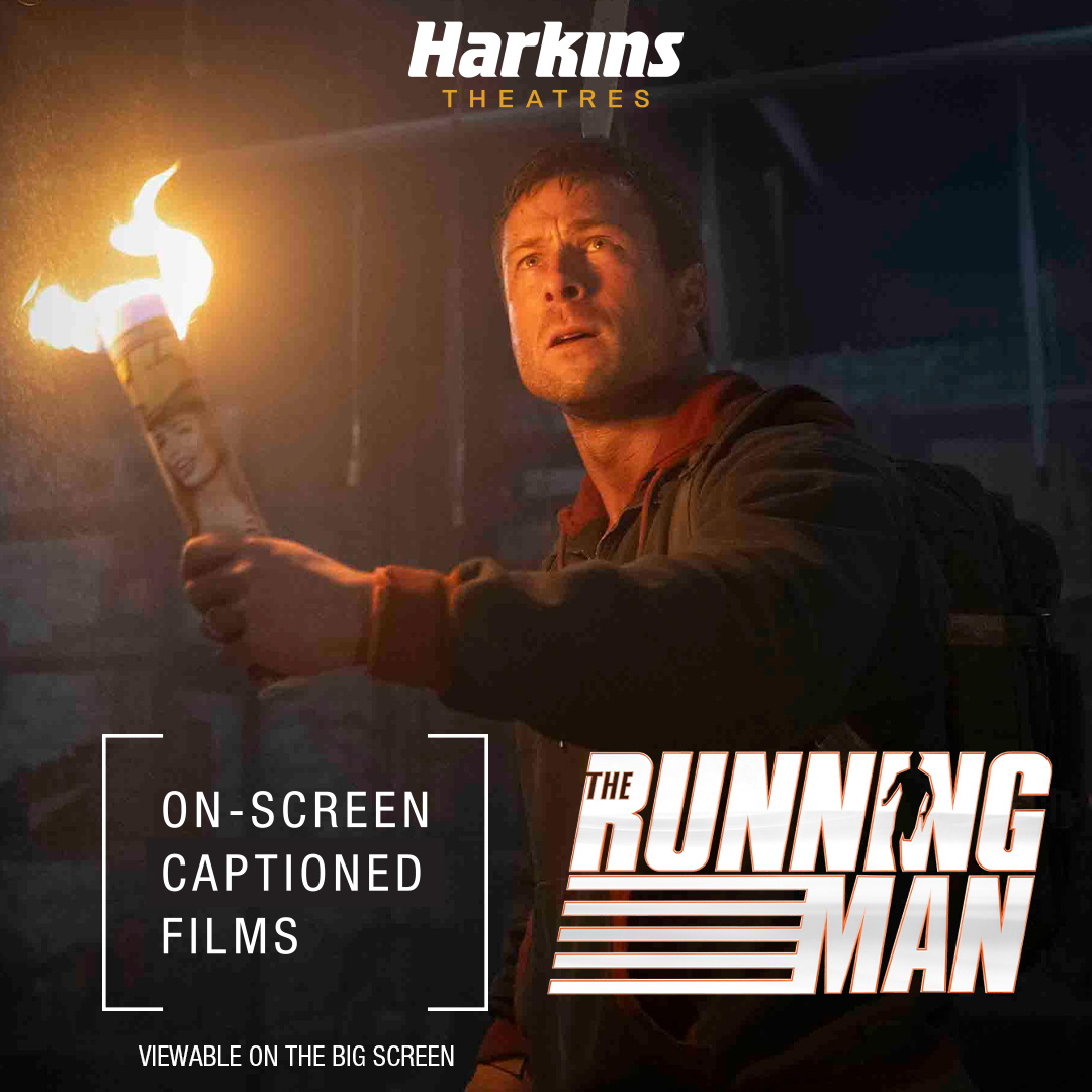 Harkins Theatres – The Running Man (on-screen captioned)