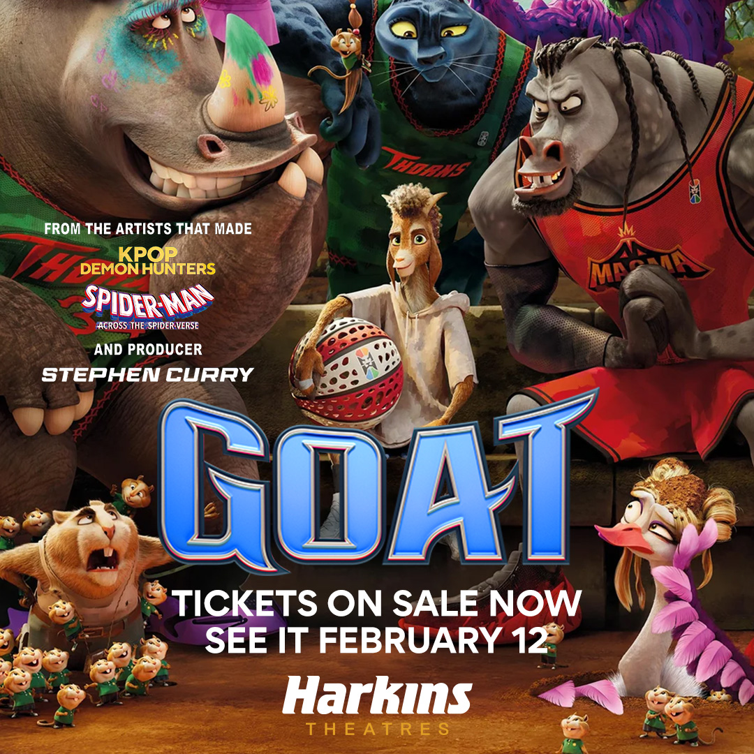 Harkins Theatres – GOAT – COMING SOON February 13!