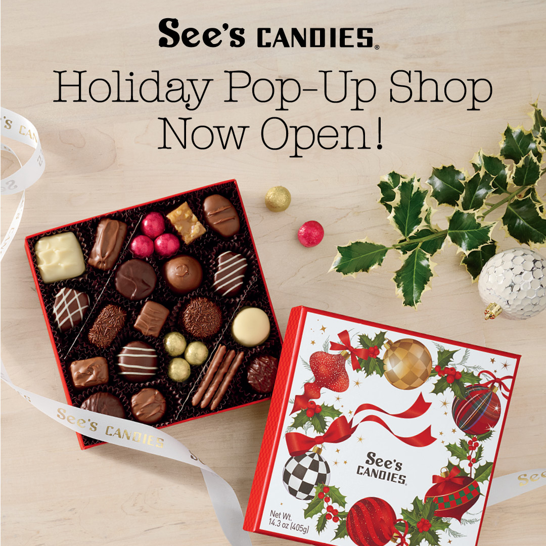 See’s Candies Holiday Pop-Up – NOW OPEN!