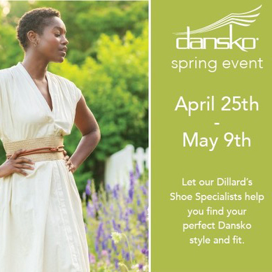 Dillard’s - Dansko Spring Event