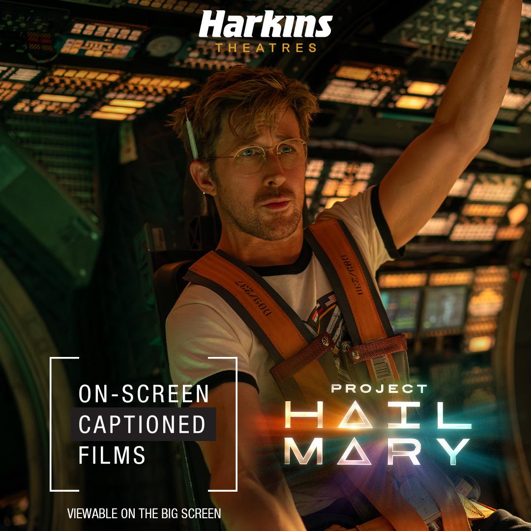 Harkins Theatres – Project Hail Mary (on-screen captioned)