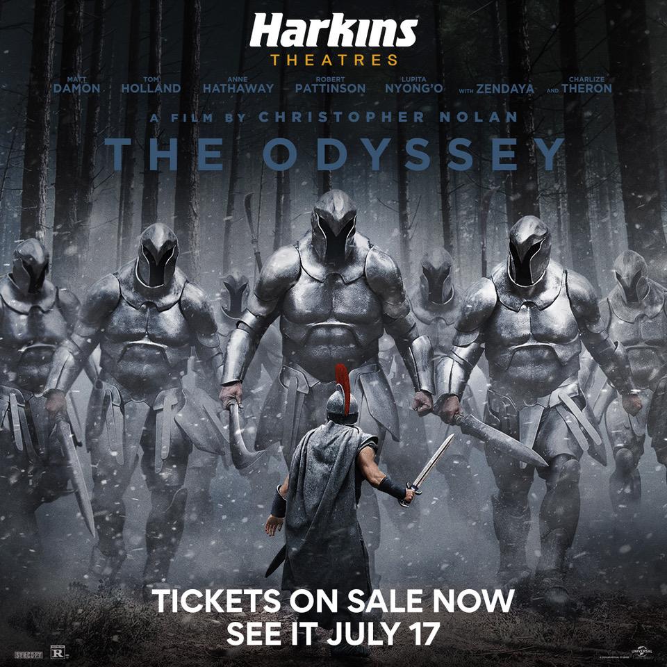 Harkins Theatres – The Odyssey – COMING SOON, JULY 17!