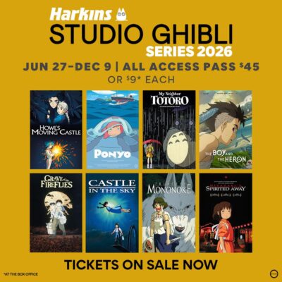 Harkins Theatres – Harkins Studio Ghibli Series 2026 – SERIES RUNS JUNE 27 TO DECEMBER 9