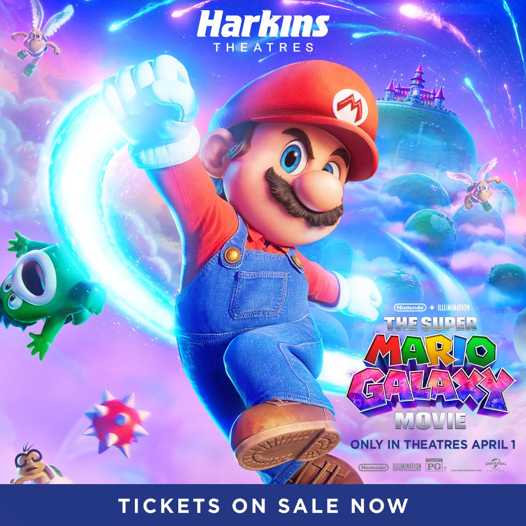 Harkins Theatres – The Super Mario Galaxy Movie – COMING SOON, APRIL 1!