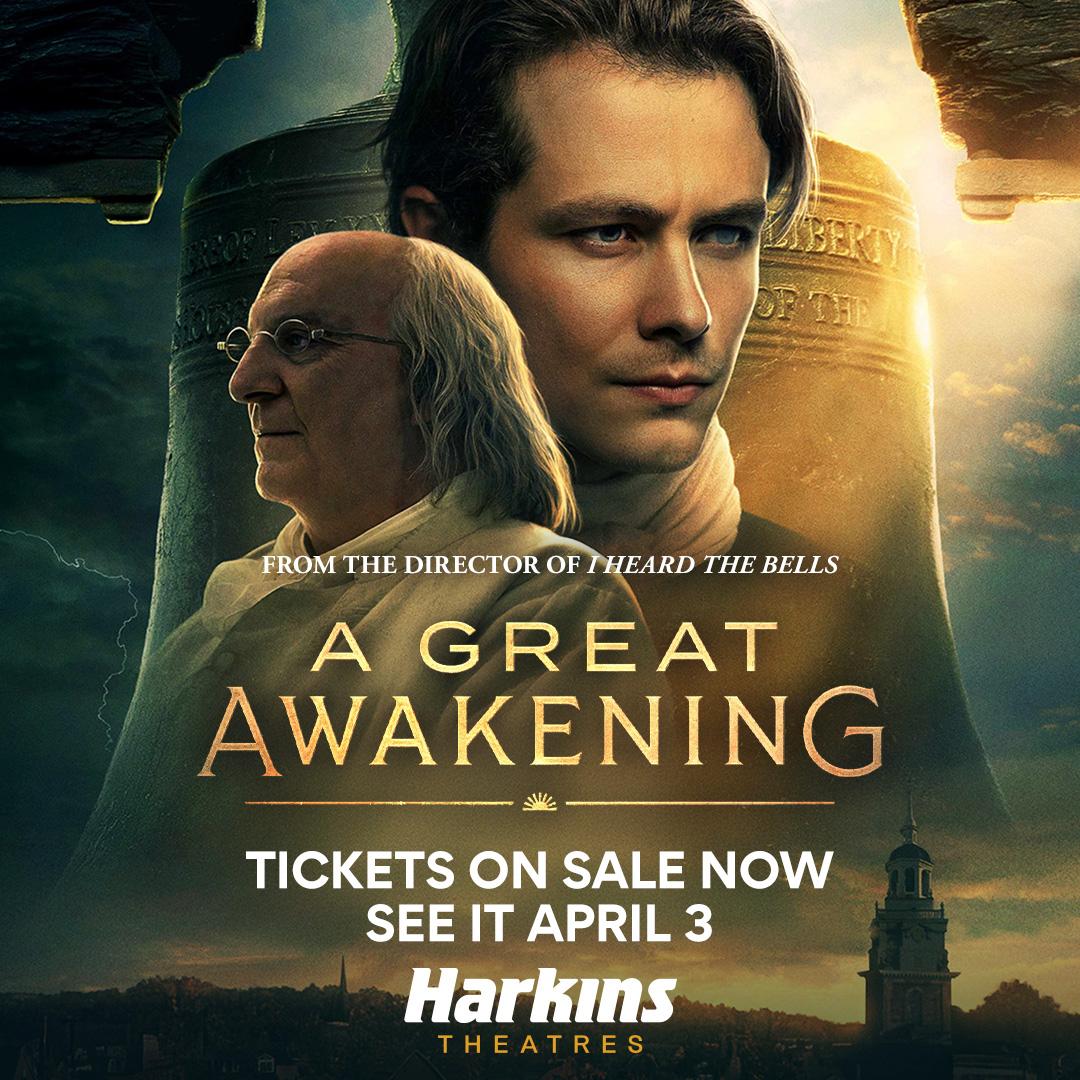 Harkins Theatres – A Great Awakening – COMING SOON, APRIL 3!