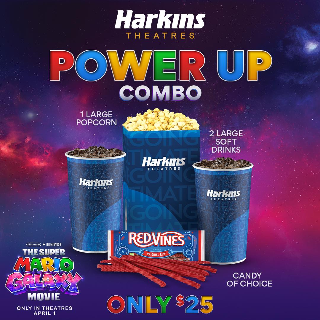 Harkins Theatres – The Super Mario Galaxy Power Up Combo