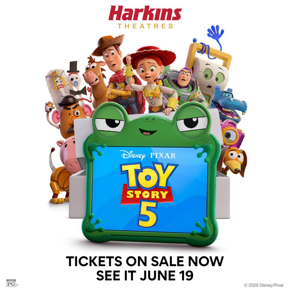 Harkins Theatres – Toy Story 5 – COMING SOON, JUNE 19!